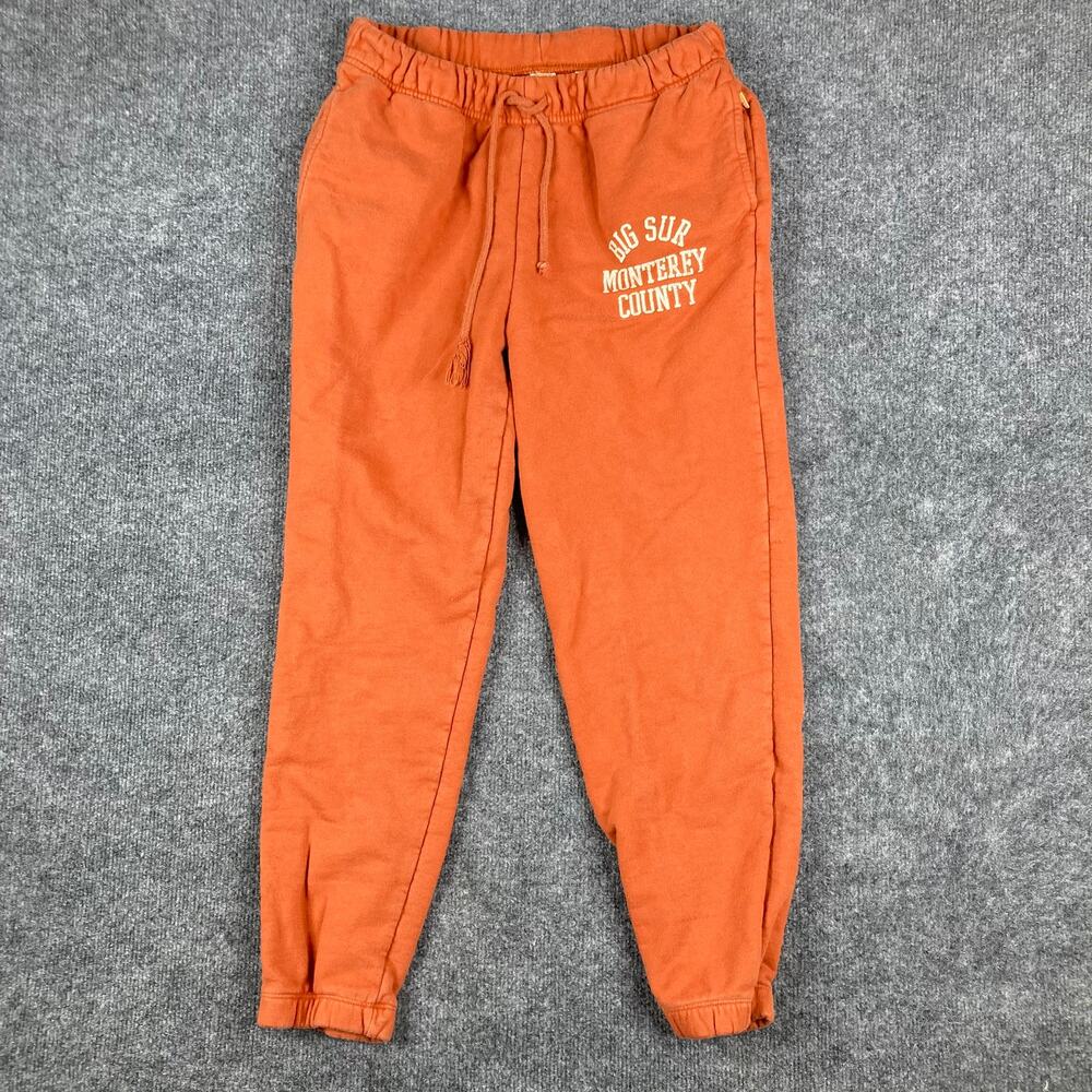 Levi's Gold Tab‎ Sweatpants Womens Size XS Orange Big Sur Monterey Graphic Logo